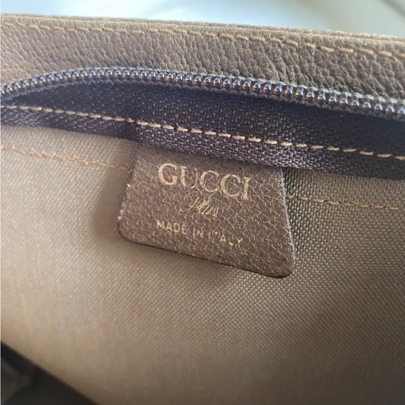 Rare Vintage GUCCI GG Monogram Plus WRISTLET Clutch Bag Purse Handbag Designer - Picture 8 of 9